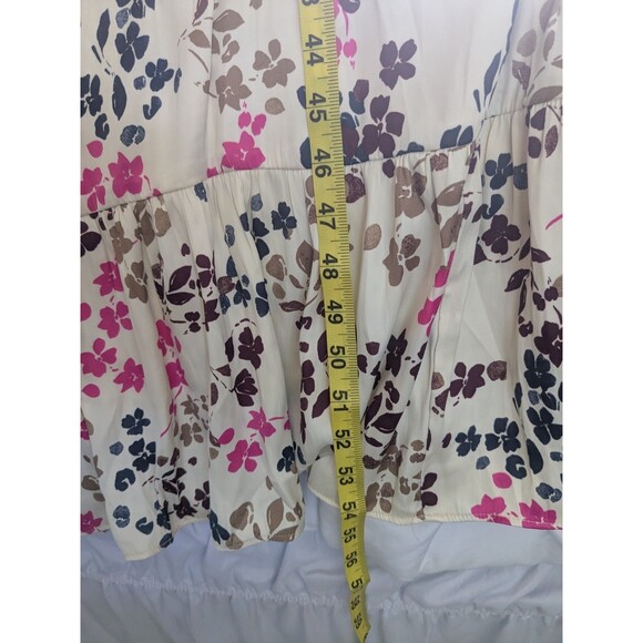 Lane Bryant Dress Womens 24 Multi Floral Boho Chic Flounce Hem Midi Cottagecore - Picture 16 of 16